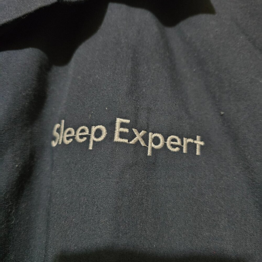 Blue Generation Women's Navy Blue Maternity Button-Up Shirt W  Embroidered Logo - Picture 2 of 8